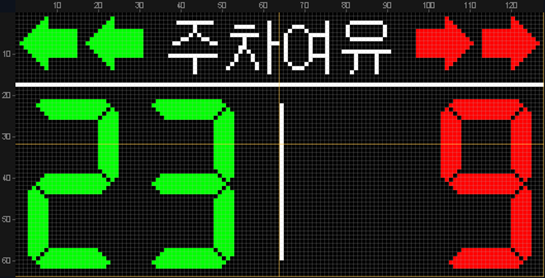 주차 여유/혼잡 현황 — 실제 시뮬레이터 미리보기